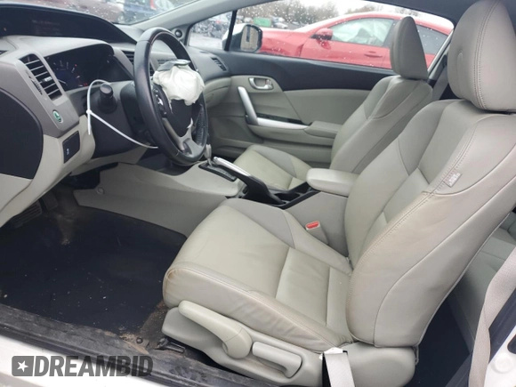 2012 Honda Civic Cpe EX-L with VIN 2HGFG3B06CH541589, listed as a Copart auction lot 52282275 with 137,635 mi miles and Salvage Title. Bid and sale history available at carsss.com. Image 7.