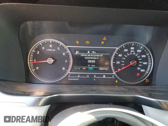 2021 Kia Sorento S with VIN 5XYRLDLC4MG013233, listed as a Copart auction lot 42409505 with 63,577 mi miles and Salvage Title. Bid and sale history available at DreamBid. Image 9.