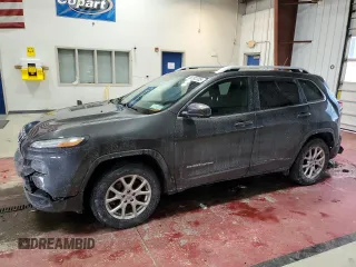 2015 Jeep Cherokee Latitude with VIN 1C4PJMCS8FW769920, listed as a Copart auction lot 46282335 with 143,469 mi miles and Salvage Title. Bid and sale history available at carsss.com. Image 1.