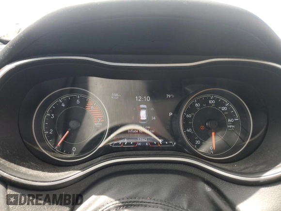 2019 Jeep Cherokee Overland with VIN 1C4PJMJN3KD123879, listed as a Copart auction lot 57650905 with 77,962 mi miles and Salvage title. Bid and sale history available at DreamBid. Image 9.