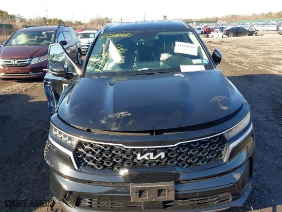 2023 Kia Sorento Hybrid EX with VIN KNDRHDLGXP5202048, listed as a IAAI auction lot 41124840 with 25,706 mi miles. Bid and sale history available at carsss.com. Image 12.