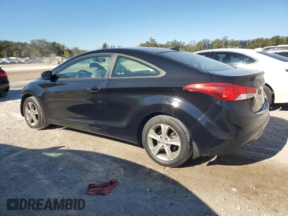 2013 Hyundai Elantra Coupe GS with VIN KMHDH6AE7DU011465, listed as a Copart auction lot 87724855 with 152,104 mi miles and Salvage Title. Bid and sale history available at carsss.com. Image 2.