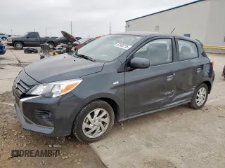 2024 Mitsubishi Mirage ES with VIN ML32AUHJ4RH013782, listed as a Copart auction lot 58069015 with 7,366 mi miles and Salvage title. Bid and sale history available at DreamBid. Image 1.
