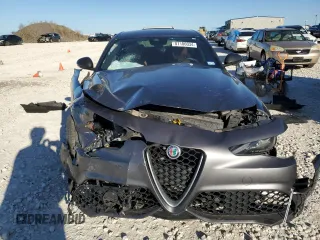 2020 Alfa Romeo Giulia Ti Sport with VIN ZARFAMBN6L7625687, listed as a Copart auction lot 87106034 with Not provided miles and Salvage title. Bid and sale history available at DreamBid. Image 5.