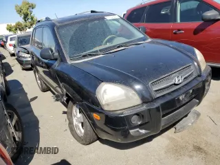 2005 Hyundai Tucson GL with VIN KM8JM12B95U193435, listed as a Copart auction lot 67132344 with 282,401 mi miles and Clean Title. Bid and sale history available at carsss.com. Image 4.
