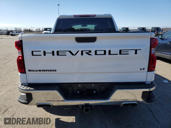 2021 Chevrolet Silverado 1500 LT with VIN 1GCUYDED4MZ323286, listed as a Copart auction lot 47771825 with 38,515 mi miles and Salvage Title. Bid and sale history available at DreamBid. Image 6.
