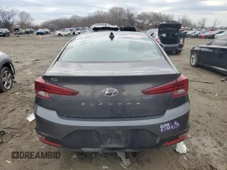 2020 Hyundai Elantra SEL with VIN 5NPD84LF9LH628891, listed as a Copart auction lot 46587595 with 88,655 mi miles and Salvage Title. Bid and sale history available at DreamBid. Image 6.