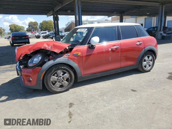 2017 MINI Hardtop 4 Door Cooper with VIN WMWXU1C56H2E17834, listed as a Copart auction lot 51663735 with 53,228 mi miles and Salvage Title. Bid and sale history available at carsss.com. Image 1.