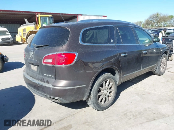 2015 Buick Enclave Leather with VIN 5GAKRBKD7FJ217611, listed as a IAAI auction lot 41812962 with 188,880 mi miles and . Bid and sale history available at DreamBid. Image 4.