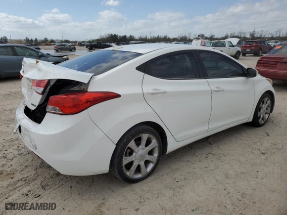 2012 Hyundai Elantra GLS PZEV with VIN 5NPDH4AE3CH123942, listed as a Copart auction lot 48427165 with 105,483 mi miles and Salvage Title. Bid and sale history available at carsss.com. Image 3.