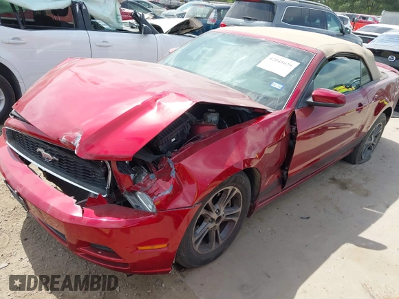 2014 Ford Mustang V6 with VIN 1ZVBP8EM7E5238529, listed as a IAAI auction lot 42045029 with 129,785 mi miles and . Bid and sale history available at DreamBid. Image 2.