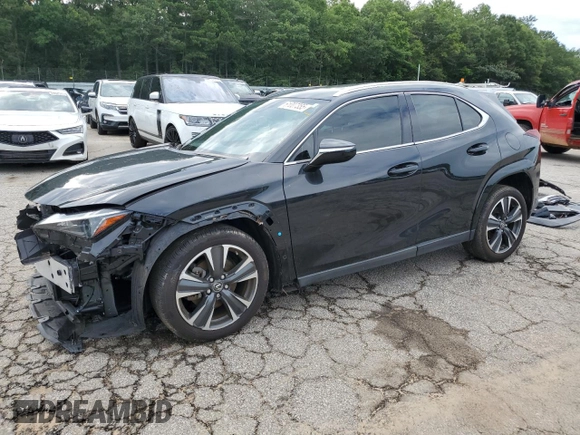 2023 Lexus UX 250h Premium с VIN JTHP6JBH8P2133821, выставлен на аукционе Copart как лот 61007355 с пробегом 32 540 миль миль и Списание • Salvage title. История ставок и продаж доступна на DreamBid. Изображение 1.