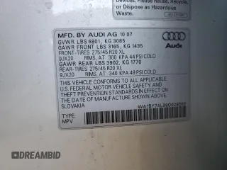 2008 Audi Q7 Premium with VIN WA1BY74L98D028568, listed as a Copart auction lot 64228235 with 151,197 mi miles and Clean title. Bid and sale history available at DreamBid. Image 13.