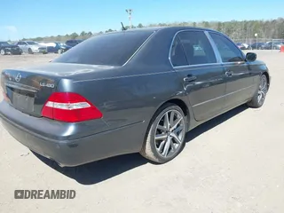2005 Lexus LS 430 with VIN JTHBN36F455014614, listed as a IAAI auction lot 41825696 with Not Provided miles and . Bid and sale history available at DreamBid. Image 4.