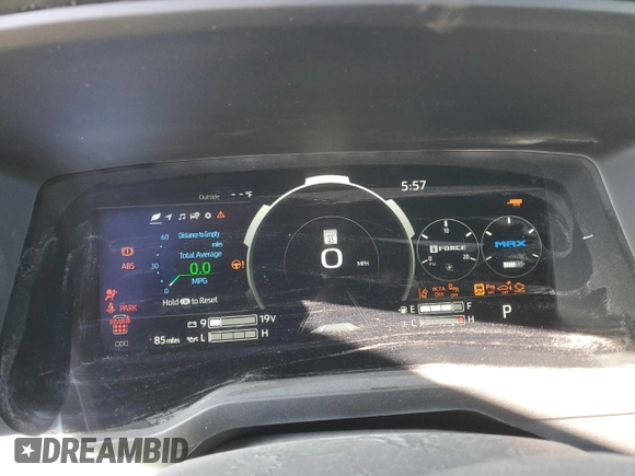2025 Toyota Sequoia SR5 with VIN 7SVAAABA9SX055317, listed as a Copart auction lot 42635565 with 85 mi miles and Salvage Title. Bid and sale history available at carsss.com. Image 9.