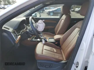 2021 Audi Q5 Premium Plus with VIN WA1BAAFY2M2111971, listed as a Copart auction lot 45632625 with Not provided miles and Salvage title. Bid and sale history available at DreamBid. Image 7.