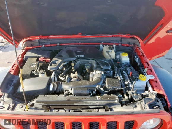 2020 Jeep Wrangler Unlimited Black and Tan with VIN 1C4HJXDG1LW189503, listed as a Copart auction lot 52196645 with 135,305 mi miles and Salvage title. Bid and sale history available at DreamBid. Image 11.