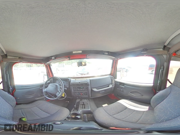 2001 Jeep Wrangler Sport with VIN 1J4FA49S51P365327, listed as a Copart auction lot 61720115 with 194,086 mi miles and Salvage title. Bid and sale history available at DreamBid. Image 15.