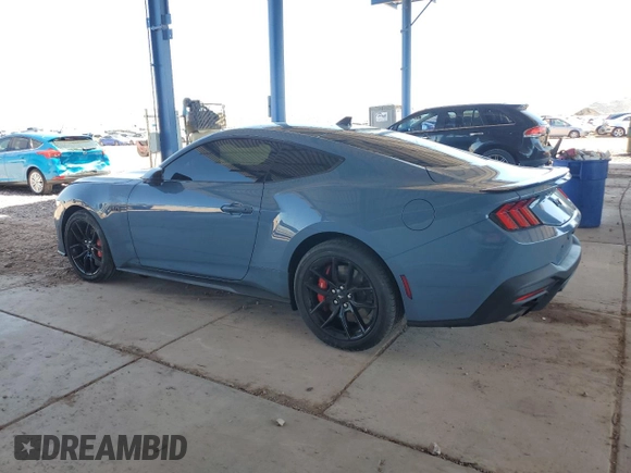 2024 Ford Mustang GT with VIN 1FA6P8CF2R5429568, listed as a Copart auction lot 53749355 with Not provided miles and Salvage title. Bid and sale history available at DreamBid. Image 2.