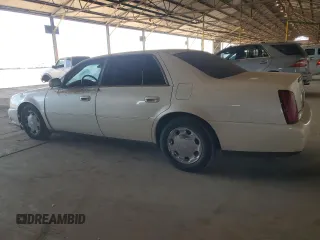 2001 Cadillac DeVille DHS z VIN 1G6KE57Y41U150631, wystawiony jako Copart lot #61805295 z przebiegiem 96 158 mil mil oraz Czysty tytuł • Clean title. Historia ofert i sprzedaży dostępna na DreamBid. Obrazek 2.
