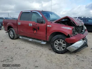 2007 Ford F-150 XLT with VIN 1FTRW12W87FA75503, listed as a Copart auction lot 43819045 with 127,577 mi miles and Salvage Title. Bid and sale history available at carsss.com. Image 4.