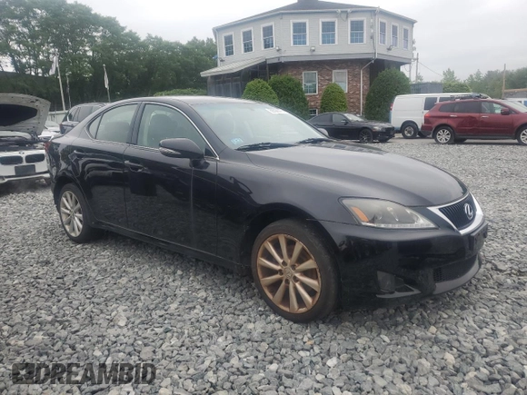 2010 Lexus IS 250 with VIN JTHCF5C28A5044059, listed as a Copart auction lot 59528575 with 97,837 mi miles and Clean title. Bid and sale history available at DreamBid. Image 4.