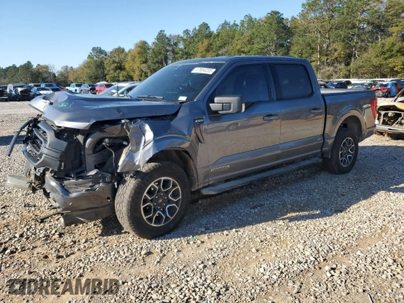 2023 Ford F-150 XL with VIN 1FTFW1ED4PFC97050, listed as a Copart auction lot 47654235 with 25,999 mi miles and Salvage Title. Bid and sale history available at carsss.com. Image 1.