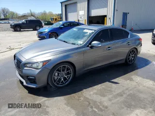 2017 Infiniti Q50 Premium z VIN JN1EV7AR2HM836235, wystawiony jako Copart lot #54678815 z przebiegiem 122 804 mil mil oraz Szkoda całkowita • Salvage title. Historia ofert i sprzedaży dostępna na DreamBid. Obrazek 1.
