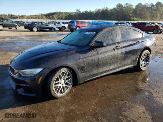 2015 BMW 4 Series 428i xDrive with VIN WBA4C9C57FD330494, listed as a Copart auction lot 81601604 with 84,992 mi miles and Salvage Title. Bid and sale history available at carsss.com. Image 1.