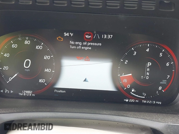 2017 Volvo XC90 with VIN YV4A22PK0H1119042, listed as a IAAI auction lot 42168686 with 129,882 mi miles and . Bid and sale history available at DreamBid. Image 7.