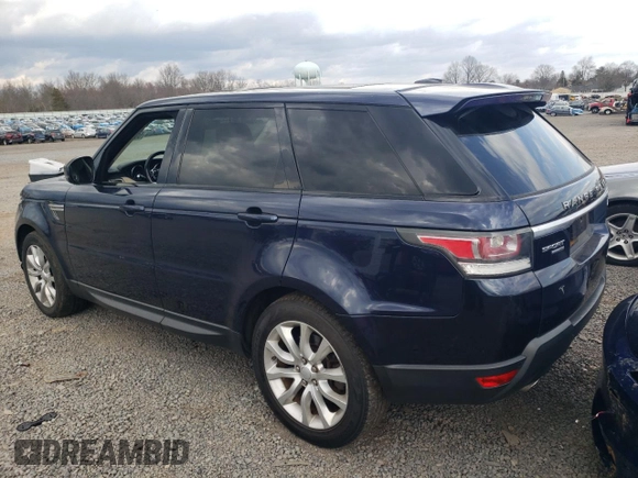 2014 Land Rover Range Rover Sport HSE with VIN SALWR2WF9EA319754, listed as a Copart auction lot 50862215 with 102,840 mi miles and Salvage Title. Bid and sale history available at carsss.com. Image 2.