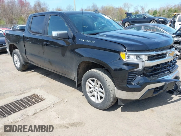 2025 Chevrolet Silverado 1500 with VIN 3GCPKKEK7SG101078, listed as a IAAI auction lot 42076501 with 2,089 mi miles and . Bid and sale history available at DreamBid. Image 1.