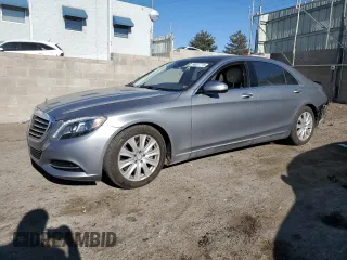 2014 Mercedes-Benz S-Class S 550 with VIN WDDUG8CB7EA047445, listed as a Copart auction lot 88027715 with 78,300 mi miles and Salvage Title. Bid and sale history available at carsss.com. Image 1.