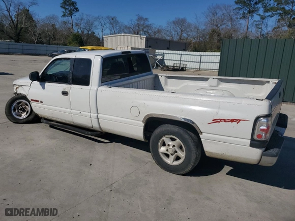 1998 Dodge Ram 1500 with VIN 1B7HC13Y5WJ121692, listed as a Copart auction lot 45572805 with 439,915 mi miles and Salvage Title. Bid and sale history available at carsss.com. Image 2.