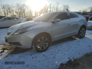 2010 Acura ZDX Tech Pkg with VIN 2HNYB1H47AH503736, listed as a Copart auction lot 89006965 with 166,238 mi miles and Salvage Title. Bid and sale history available at carsss.com. Image 1.