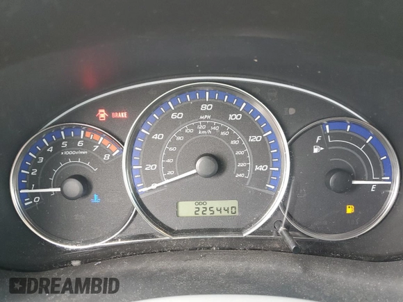 2010 Subaru Forester X Premium with VIN JF2SH6CC1AG904928, listed as a Copart auction lot 62345695 with 225,440 mi miles and Salvage title. Bid and sale history available at DreamBid. Image 9.