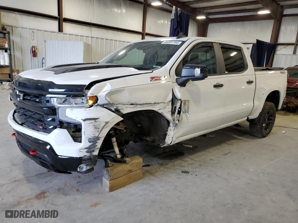 2024 Chevrolet Silverado 1500 LT Trail Boss with VIN 3GCUDFED9RG268803, listed as a Copart auction lot 86591744 with 11,208 mi miles and Salvage Title. Bid and sale history available at carsss.com. Image 1.