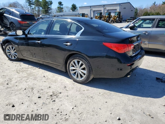 2017 Infiniti Q50 Premium with VIN JN1EV7AR1HM836145, listed as a Copart auction lot 53484675 with 121,706 mi miles and Salvage Title. Bid and sale history available at DreamBid. Image 2.
