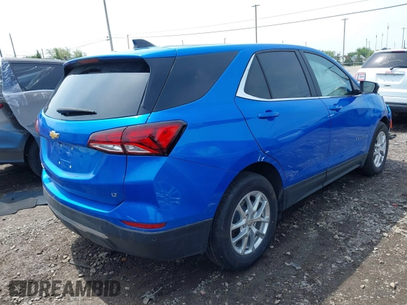 2024 Chevrolet Equinox LT with VIN 3GNAXKEG9RS253137, listed as a IAAI auction lot 42382293 with 4,824 mi miles and . Bid and sale history available at DreamBid. Image 4.
