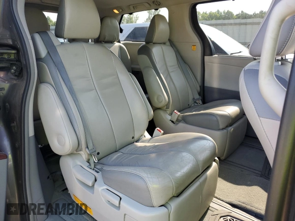 2013 Toyota Sienna XLE with VIN 5TDDK3DC5DS049425, listed as a Copart auction lot 62391555 with 108,594 mi miles and Salvage title. Bid and sale history available at DreamBid. Image 11.