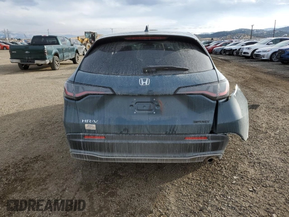2024 Honda HR-V Sport with VIN 3CZRZ2H53RM732166, listed as a Copart auction lot 48712595 with 1,870 mi miles and Salvage title. Bid and sale history available at DreamBid. Image 6.