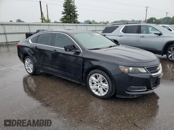 2015 Chevrolet Impala LS with VIN 2G11X5SL4F9163519, listed as a Copart auction lot 58365725 with 133,471 mi miles and Salvage title. Bid and sale history available at DreamBid. Image 4.