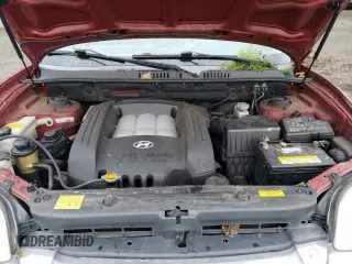 2005 Hyundai Santa Fe GLS with VIN KM8SC73D55U876565, listed as a Copart auction lot 81161004 with 204,205 mi miles and Salvage title. Bid and sale history available at DreamBid. Image 14.