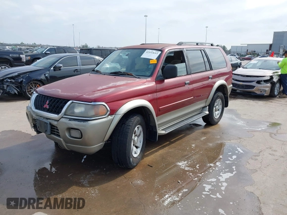 2001 Mitsubishi Montero Sport XLS with VIN JA4LS31H21P050687, listed as a IAAI auction lot 41532653 with 183,037 mi miles. Bid and sale history available at carsss.com. Image 19.