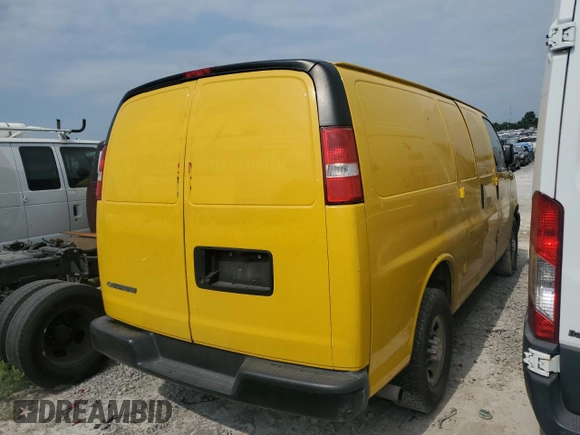 2021 Chevrolet Express Cargo z VIN 1GCWGAFP2M1175043, wystawiony jako Copart lot #59509695 z przebiegiem 225 388 mil mil oraz Czysty tytuł • Clean title. Historia ofert i sprzedaży dostępna na DreamBid. Obrazek 3.