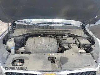 2018 Kia Sorento EX z VIN 5XYPHDA59JG400921, wystawiony jako Copart lot #56430855 z przebiegiem 151 075 mil mil oraz Szkoda całkowita • Salvage title. Historia ofert i sprzedaży dostępna na DreamBid. Obrazek 12.