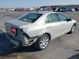 2008 Lincoln MKZ with VIN 3LNHM26T68R626650, listed as a IAAI auction lot 41685211 with 52,373 mi miles. Bid and sale history available at carsss.com. Image 4.