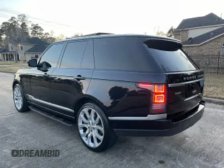 2014 Land Rover Range Rover Supercharged with VIN SALGS2TF6EA155229, listed as a Copart auction lot 41546345 with 95,369 mi miles and Salvage title. Bid and sale history available at DreamBid. Image 3.