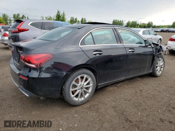 2020 Mercedes-Benz A 220 with VIN W1K3G4FB6LJ199097, listed as a Copart auction lot 59177035 with 135,571 mi miles and Clean title. Bid and sale history available at DreamBid. Image 3.