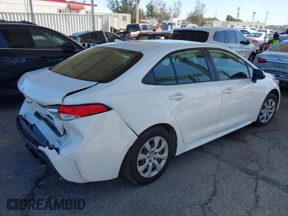 2020 Toyota Corolla LE with VIN JTDEPRAE6LJ099244, listed as a IAAI auction lot 41818840 with 80,429 mi miles and . Bid and sale history available at DreamBid. Image 4.